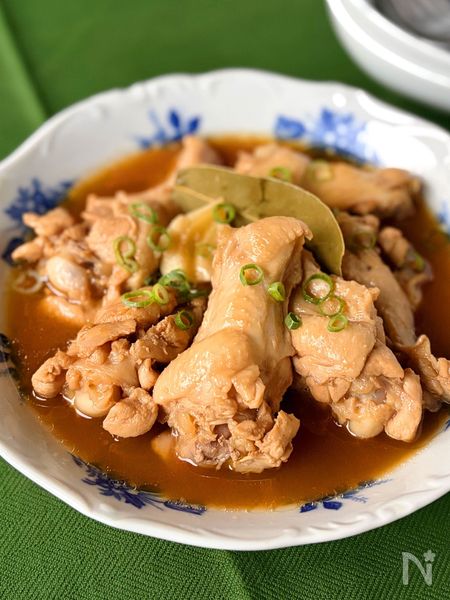 ポン酢&レンジでフィリピン料理『鶏肉のアドボ』
