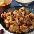 ご飯もりもり【鶏モモ肉と長芋のニンニクオイスター炒め】