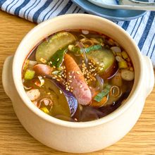【麻婆春雨スープ】具だくさんで大満足!旨辛にハマる❤