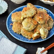 【白身魚とごぼうののり塩チーズフライ】