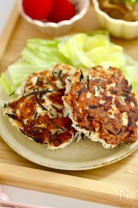 ひじきたっぷり♡鶏むね肉のヘルシーハンバーグ【作りおき】