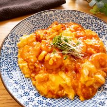 5分でできる美味しい中華♡スイチリでふわとろ卵入りエビチリ