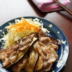 豚肉となすの生姜焼き