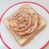 milkの作ってみた!投稿(レンジで簡単*アップルローズトースト*朝ごはんにおやつに♡)