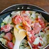 ドゥフィノア風じゃがいもと鶏肉のクリーム鍋の工程2