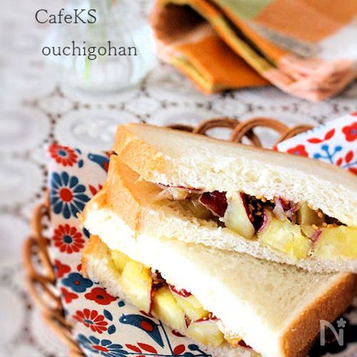 朝ごはんにもおやつにも さつまいもサンド レシピサイト Nadia ナディア プロの料理家のおいしいレシピ