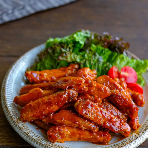 手羽中のBBQソテー