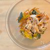 【デリ風】かぼちゃと鶏むね肉の濃厚ごまマヨサラダ♪の工程3