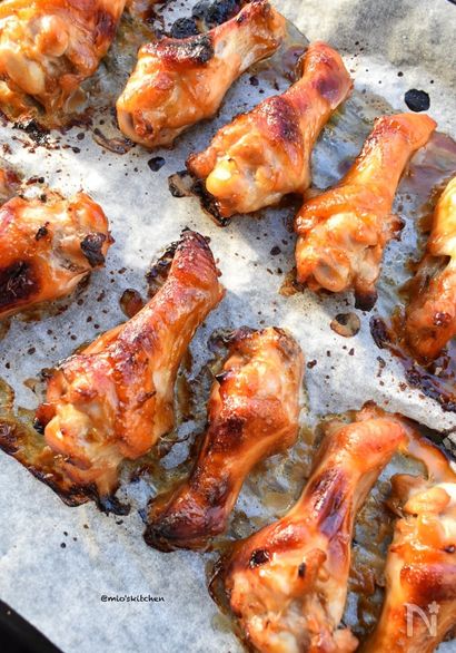 味付け1つ♡漬けて焼くだけ♡病みつき止まらんローストチキン♡