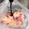 給食アレンジ!!【かぼちゃと鶏肉の甘辛炒め】の工程2