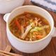 【細切り野菜の和風スープ】味付け簡単！野菜の甘みがおいしい♪
