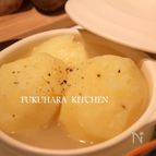 生ハム豚骨スープで作る　じゃがいもの煮込み