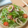 3分で完成！春イカ水菜サラダ