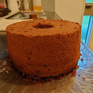 メ蓮華の作ってみた!投稿(ココアチョコチップシフォンケーキ♪)