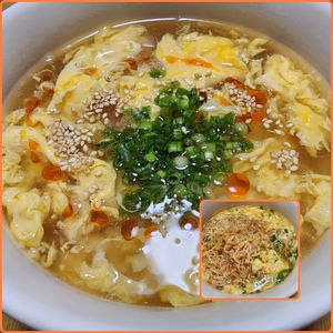 ナムディの作ってみた!投稿(チキンラーメンで お手軽サンラータン風♪)