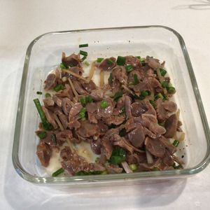 ゆみ棒ちゃんの作ってみた!投稿(【砂肝の旨ねぎ中華和え】簡単！栄養満点！)