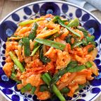 ごま油香る！豚バラキムチ♩味噌でコクうま♡まろやかな味！簡単