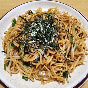ナムディの作ってみた!投稿(海苔とバターの焼きそば)