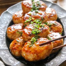 シャキふわ♪豆腐蓮根の鶏つくね