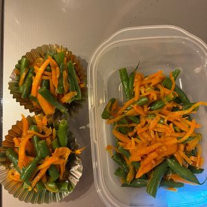 1209048の作ってみた!投稿(あと一品に♪いんげんと人参の甘みそごま和え【お弁当にも】)