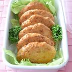 豆腐と鶏ひき肉の豆板醤風味小判焼き　作り置きレシピ