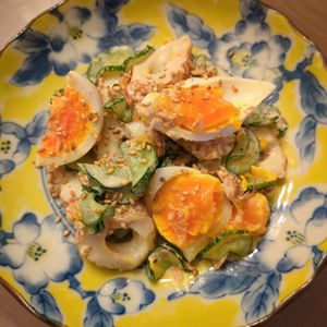 たりおの作ってみた!投稿(和風も合う♪だし香る♡【ちくわときゅうりと卵の和風マヨ和え】)