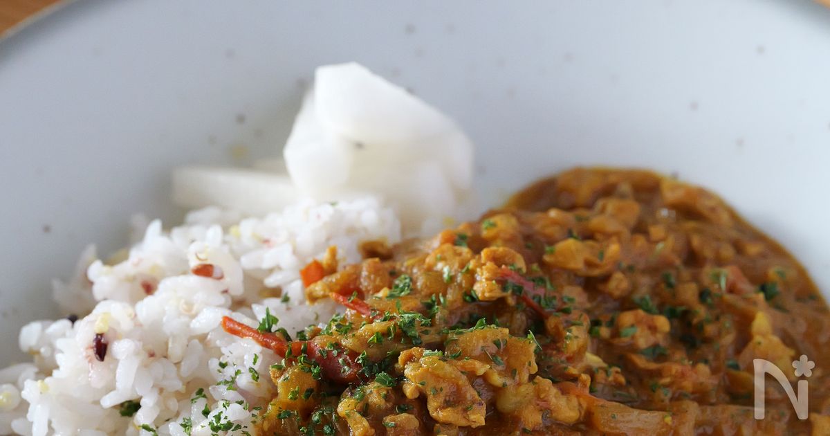 親子で美味しく！辛くないスパイスカレー