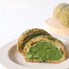 ザクとろっ濃厚抹茶のクッキーシュー‼︎