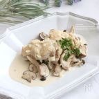 鶏肉のスパークリングワインクリーム煮