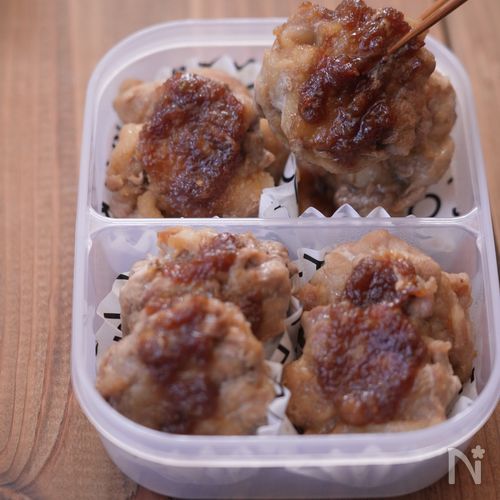 【冷凍作り置き】豚こまハンバーグ風オニオンソース