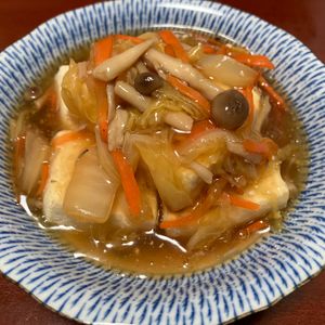 りんごの作ってみた!投稿(【焼き豆腐の野菜あん】豆腐がごちそうに♪和風な絶品副菜♡)