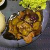 ちーさんの作ってみた!投稿(【ご飯おかわり】とろ〜り茄子と豚こまボールのコク旨炒め)