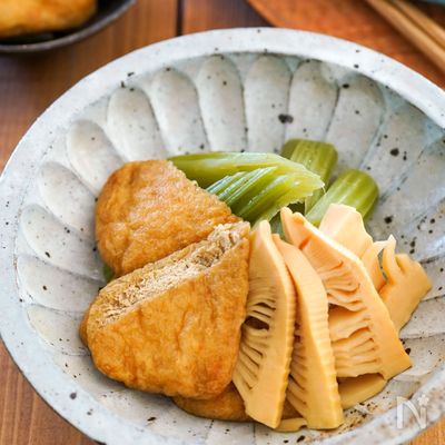 冷やしても美味♪惣菜屋さん風「ふきと筍と小揚のうま煮」
