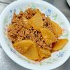 Momo♡の作ってみた!投稿(ご飯が進む簡単スピードおかず!『大根のそぼろ炒め』節約にも◎)
