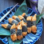鶏ささみの京風磯辺揚げ