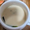 れいかの作ってみた!投稿(ごま油香る♪長ねぎとニラとえのきの豆乳味噌スープ)