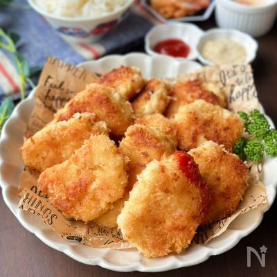 【エビとはんぺんと豆腐で作る冷食再現海老カツ】節約/カサマシ