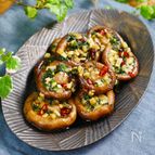 【エスカルゴ風しいたけソテー】追いパン粉で激ウマ！
