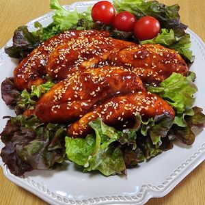 ナムディの作ってみた!投稿(【揚げない×節約×満腹】鶏ささみの揚げないヤンニョムチキン)