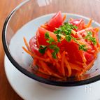 【トマトと人参のはちみつマリネ】かんたん副菜＊作り置きにも◎
