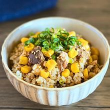 5分で完成！サバ缶とコーンの混ぜご飯
