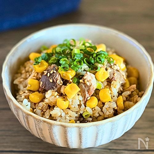 5分で完成！サバ缶とコーンの混ぜご飯