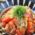 さっぱり♪鮭とトマトの南蛮漬け