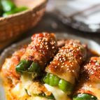 包丁いらずでワンパン！ピーマンチーズ肉巻き