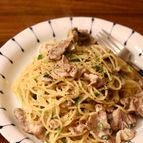 フライパン一つで作る！豚肉のガリバタパスタ