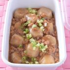 里芋の鶏ひき肉あん　作り置きレシピ　ほっこりなごむ和惣菜♪