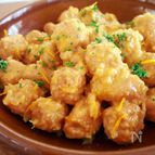 鶏団子のオレンジジュース煮