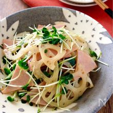 女性に嬉しい食物繊維たっぷり♪根菜のサラダレシピ