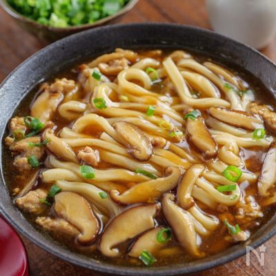 椎茸の旨味が効いてる!おそば屋風カレーうどん#何度も作りたい