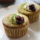【シフォン型不要】米粉の抹茶カップシフォン